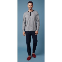 6078 ENTREDOS M-2XL PIJAMA HOMBRE CUADROS