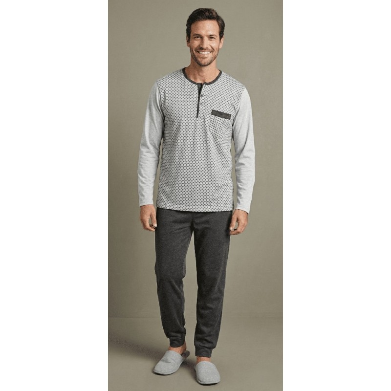 6088 ENTREDOS PIJAMA HOMBRE GEOMÉTRICO