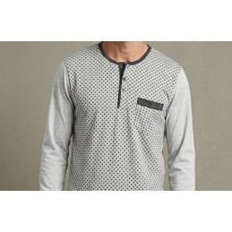 6088 ENTREDOS PIJAMA HOMBRE GEOMÉTRICO