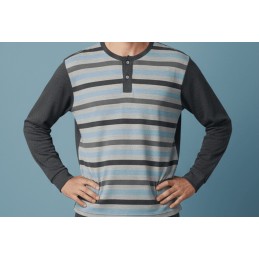6079 ENTREDOS M-2XL PIJAMA HOMBRE RAYAS