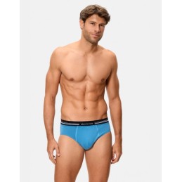 A077H ABANDERADO SLIP HOMBRE CINTURA EXTRA SUAVE Azul navy Foto