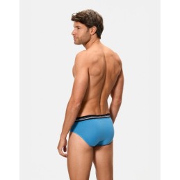 A077H ABANDERADO SLIP HOMBRE CINTURA EXTRA SUAVE Azul navy Foto