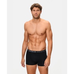 AA596 ABANDERADO PACK-2 BOXER HOMBRE ALGODON ELASTICO GRISNEGRO Foto