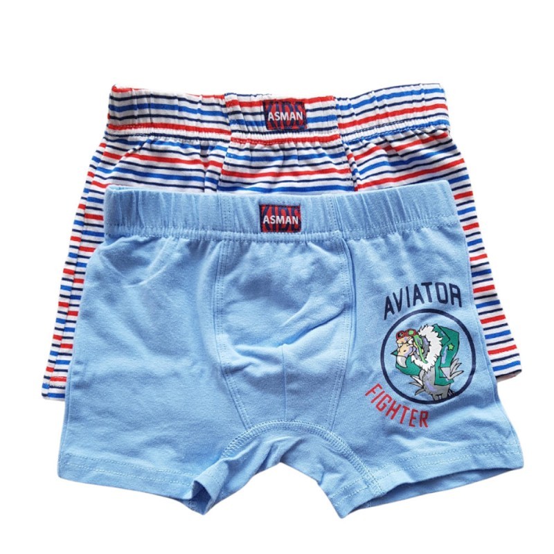 327 ASMAN PACK-2 BOXER NIÑO Foto
