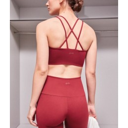 2 60029B GISELA PANTALON LARGO TIPO FLARE Granate Foto