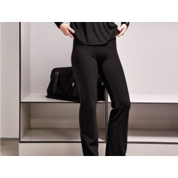 2 60029B GISELA PANTALON LARGO TIPO FLARE Negro Foto