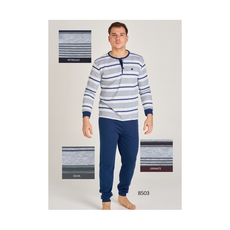 8503 RUIPEREZ 4XL PIJAMA HOMBRE RAYAS
