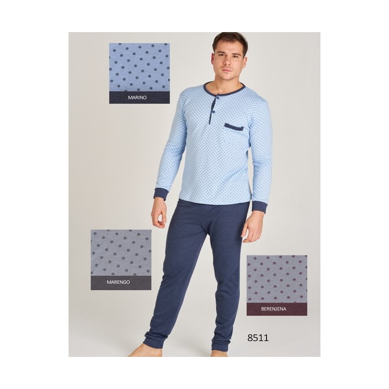 8511 RUIPEREZ M-3XL PIJAMA HOMBRE CIRCULITOS