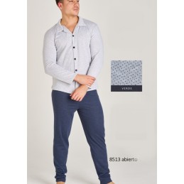 8513 RUIPEREZ M-3XL PIJAMA HOMBRE ABIERTO DIBUJO PEQUEÑO