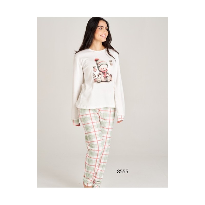8585 RUIPEREZ PIJAMA NIÑA MUÑECO CUADROS