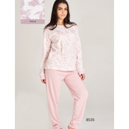 8535 RUIPEREZ 4XL PIJAMA MUJER HOJAS