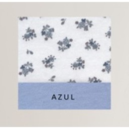 AZUL 8531 RUIPEREZ 4XL PIJAMA MUJER FLORECITAS