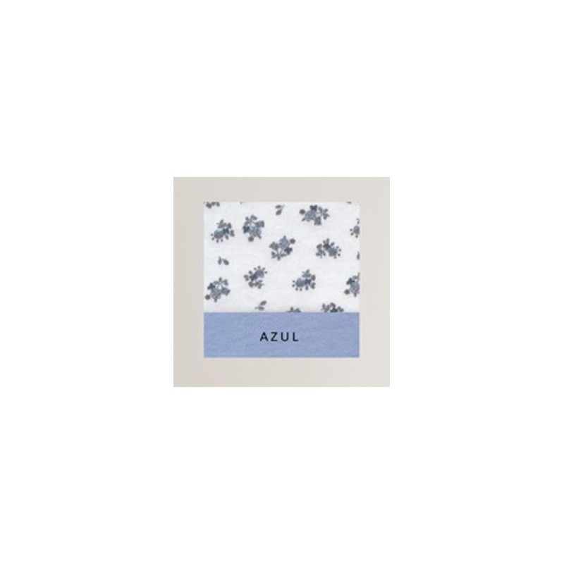 AZUL 8531 RUIPEREZ 4XL PIJAMA MUJER FLORECITAS