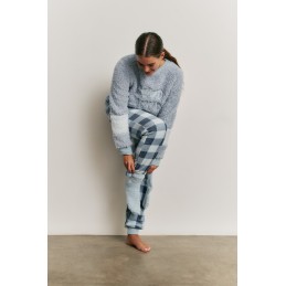 N22202 PROMISE PIJAMA MUJER BORREGUITO GOOD