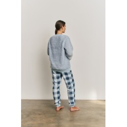 N22202 PROMISE PIJAMA MUJER BORREGUITO GOOD