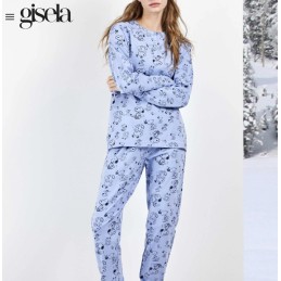 2 20466S GISELA PIJAMA MUJER SNOOPY