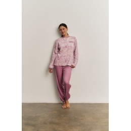 N22092 PROMISE PIJAMA MUJER SPANDEX FLORAL