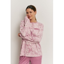 N22092 PROMISE PIJAMA MUJER SPANDEX FLORAL