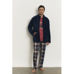 H35073 PROMISE PIJAMA HOMBRE 3 PIEZAS SUPER CO MOTORCYCLE