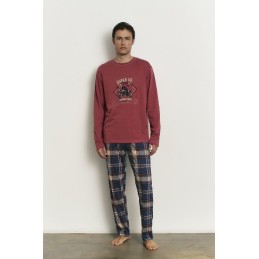 H35073 PROMISE PIJAMA HOMBRE 3 PIEZAS SUPER CO MOTORCYCLE