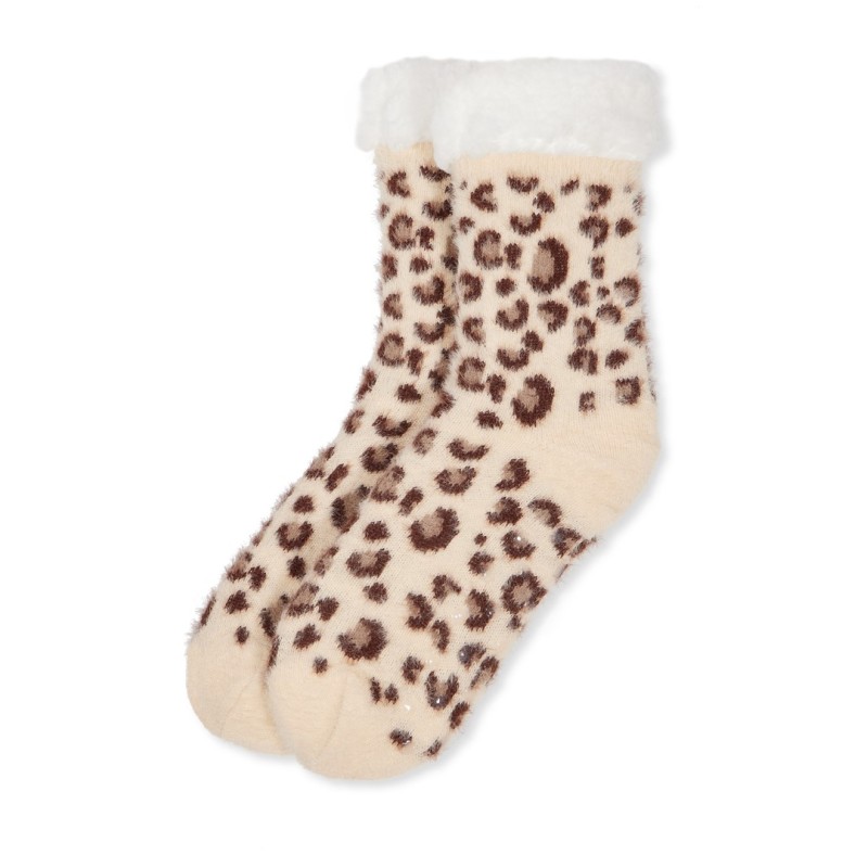 001 BEIGE 14053 SOXLAND CALCETIN MUJER ANTIDESLIZANTE