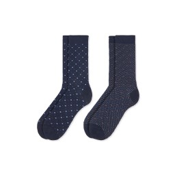 003 MARINO 0215001 SOXLAND PACK-2 CALCETIN HOMBRE ALGODON FANTASIA