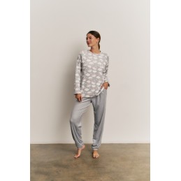 N22162 PROMISE PIJAMA MUJER SPANDEX OVEJITAS