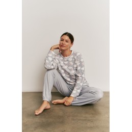 N22162 PROMISE PIJAMA MUJER SPANDEX OVEJITAS