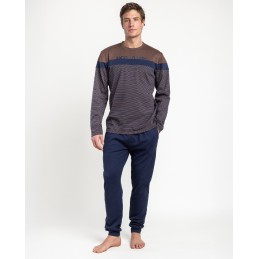 64183 ANTONIO MIRO PIJAMA HOMBRE RAYAS COMBI