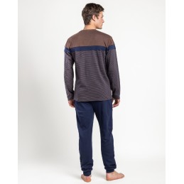 64183 ANTONIO MIRO PIJAMA HOMBRE RAYAS COMBI