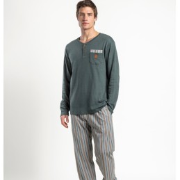 64806 ADMAS PIJAMA HOMBRE PANTALON RAYAS