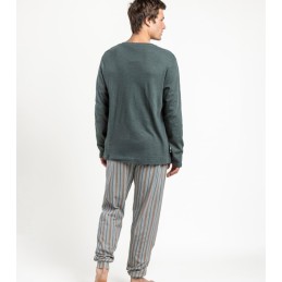 64806 ADMAS PIJAMA HOMBRE PANTALON RAYAS
