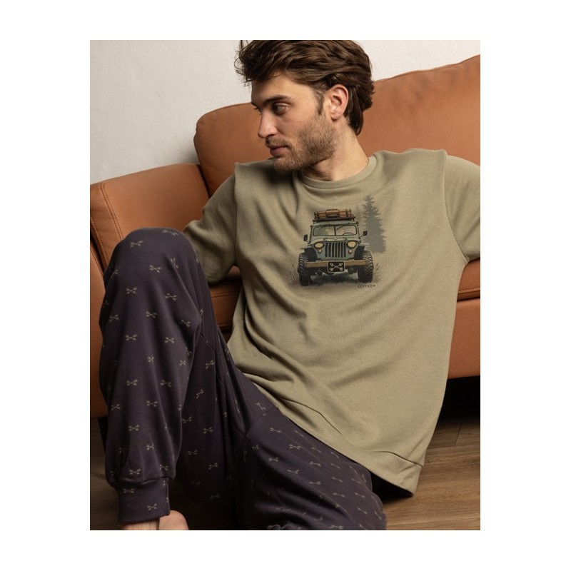 64826 ADMAS PIJAMA HOMBRE JEEP CAMPER