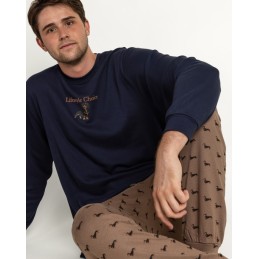 64808 ADMAS PIJAMA HOMBRE LIFESTYLE CHOICE PERRITOS