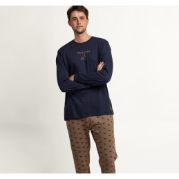 64808 ADMAS PIJAMA HOMBRE LIFESTYLE CHOICE PERRITOS