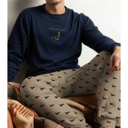 64808 ADMAS PIJAMA HOMBRE LIFESTYLE CHOICE PERRITOS