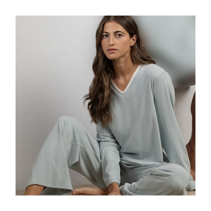 64653 ADMAS PIJAMA MUJER PICO CANALE