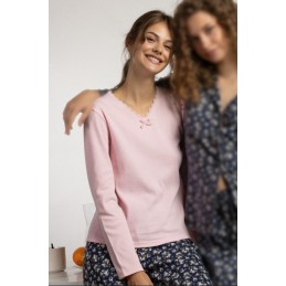 64621 ADMAS PIJAMA MUJER PICO ENCAJE
