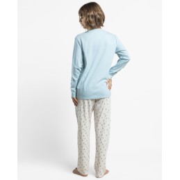 64618 ADMAS PIJAMA MUJER PICO ENTREDOS