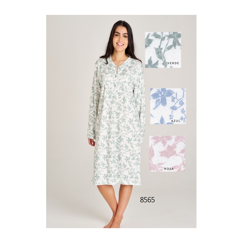 8565 RUIPEREZ 4XL CAMISON MANGA LARGA JARETAS HOJAS