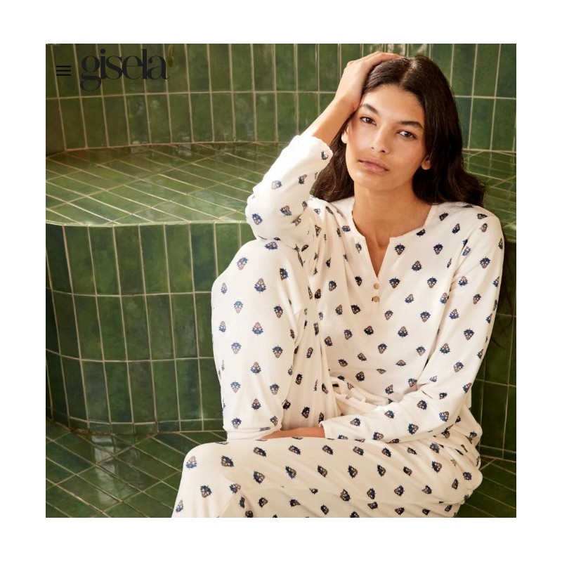 2 20442S GISELA PIJAMA MUJER ÉTNICO