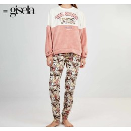 2 20455S GISELA PIJAMA MUJER SNOOPY