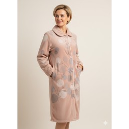 SALMON 1024 LIN M-2XL BATA MUJER CORALINA FLORAL
