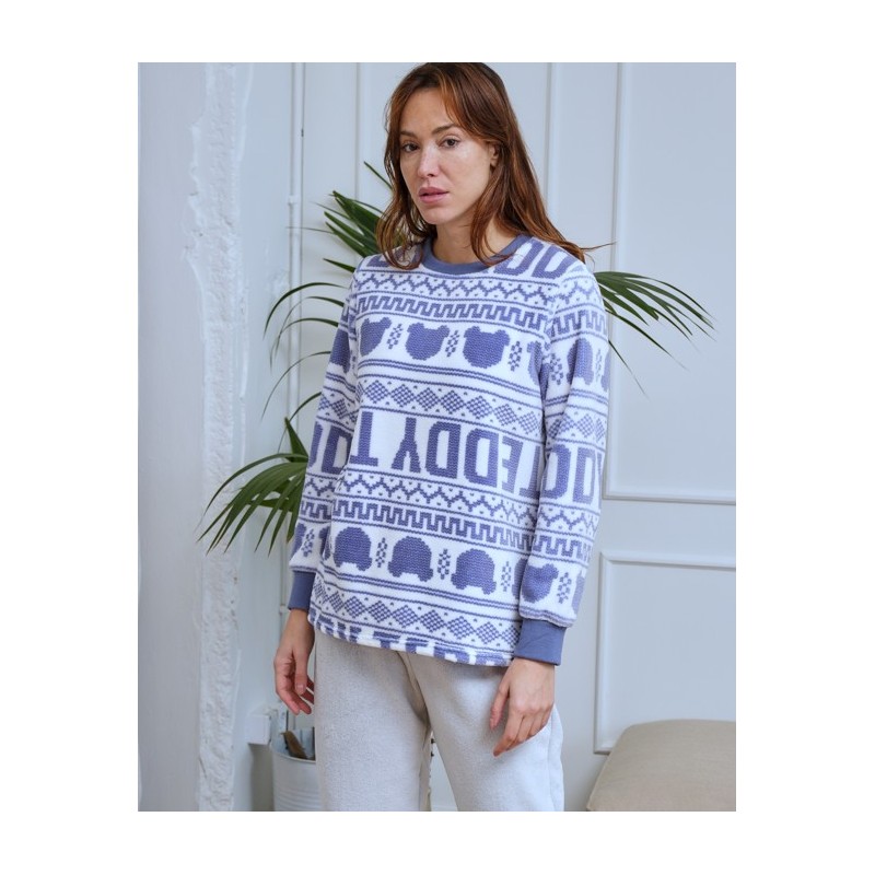266641 MUSLHER PIJAMA MUJER CORALINA TEDY