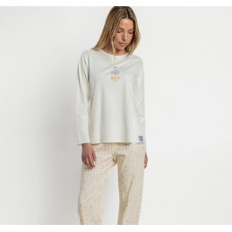 64596 ADMAS PIJAMA MUJER WINTER LANDSCAPE