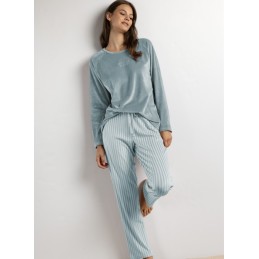 64687 ADMAS PIJAMA MUJER SPANDEX BORDADO