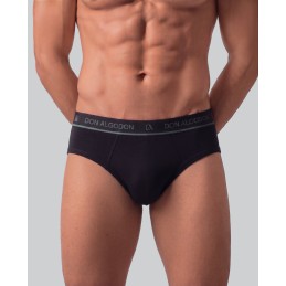 NEG/VERD PS738 DON ALGODON PACK-2 SLIP HOMBRE FANTASIA GOMA VISTA
