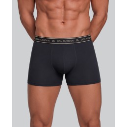 NEGRO/AZUL PB10 DON ALGODON PACK-2 BOXER HOMBRE GOMA VISTA