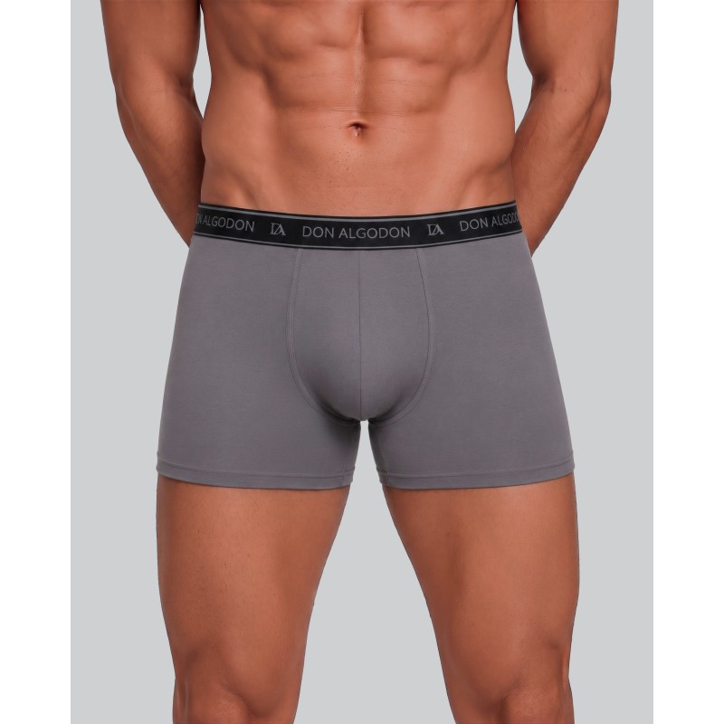GRIS/VERD PB10 DON ALGODON PACK-2 BOXER HOMBRE GOMA VISTA
