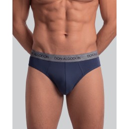 MNO/VERDE PS04 DON ALGODON PACK-2 SLIP HOMBRE FANTASIA GOMA VISTA